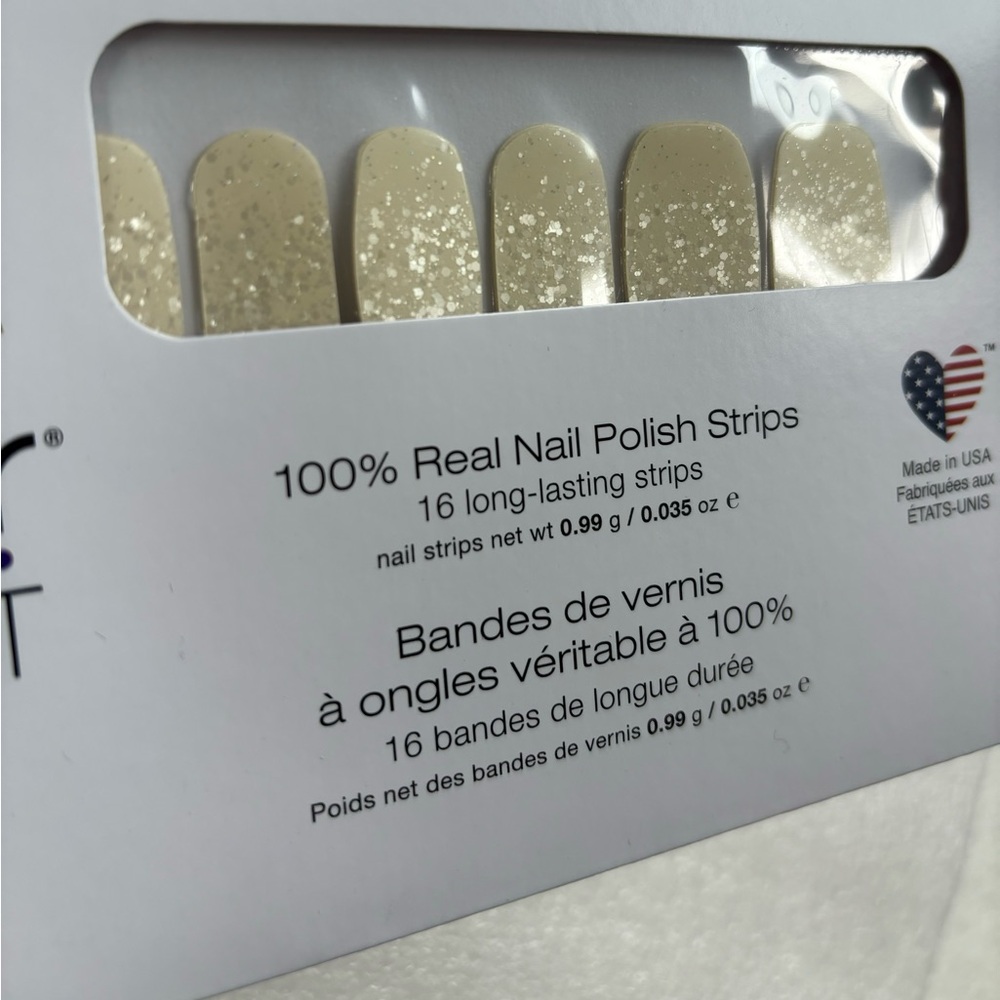 NEW Color Street OVER THE MOON Nail Polish Strips NEW 16 strips Sealed SPARKLY!